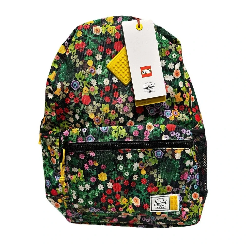 NEW LEGO x Herschel Youth Backpack 26L Scavenger Hunt Meadow Laptop Sleeve - Picture 2 of 11